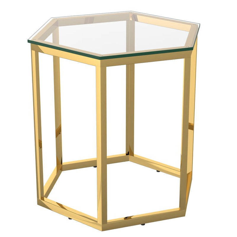 Fleur Gold - End Table WW (Set Of Three)