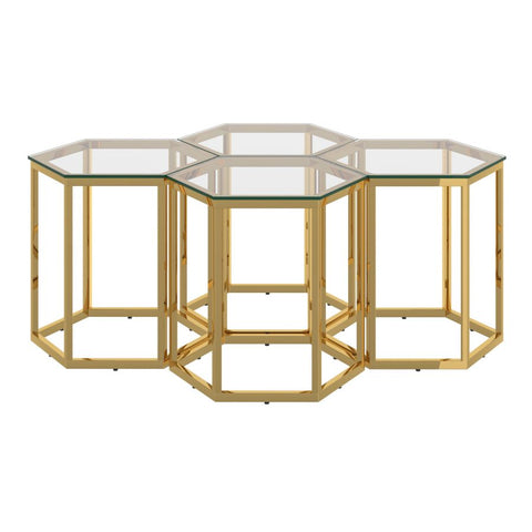 Fleur Gold - End Table WW (Set Of Four)