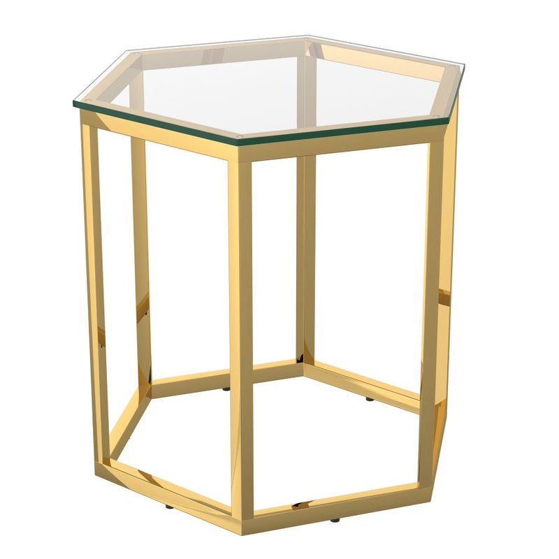 Fleur Gold - End Table WW (Set Of Four)