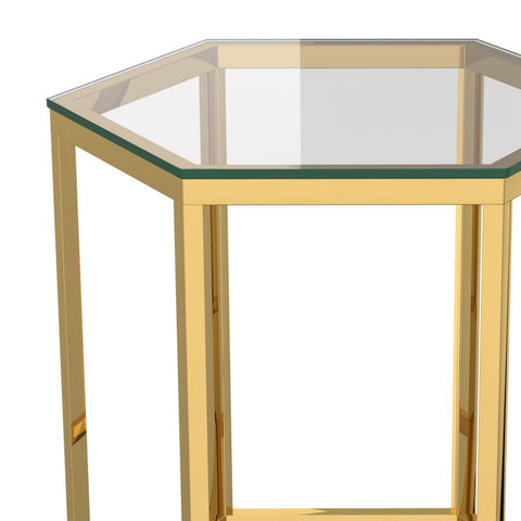 Fleur Gold - End Table WW