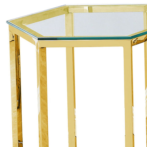 Fleur Gold - End Table WW