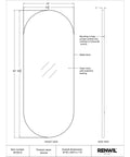 Ammar Black Full Length Mirror-3