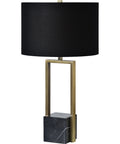 Arla Black Marble Table Lamp-1