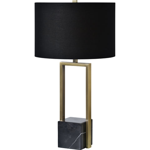 Arla Black Marble Table Lamp-1