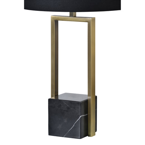Arla Black Marble Table Lamp-2