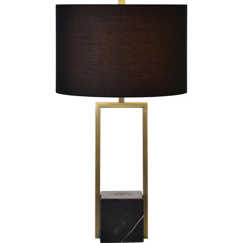 Arla Black Marble Table Lamp-4