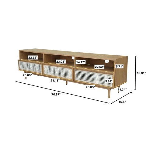 Cane- Media Stand