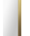 Calliope Antique Brushed Brass Modern Wall Mirror-3