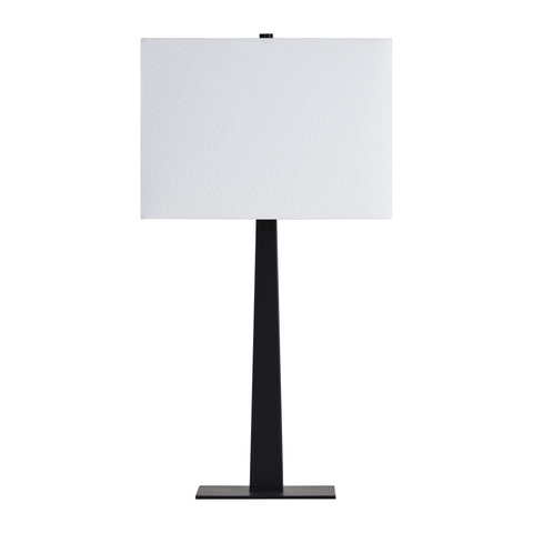 Candace Matte Black Iron Table Lamps (Set of 2) -4