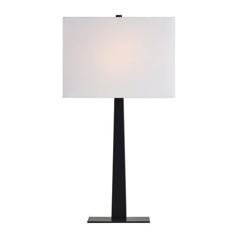 Candace Matte Black Iron Table Lamps (Set of 2) -5