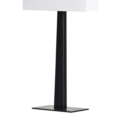 Candace Matte Black Iron Table Lamps (Set of 2) -6