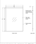 Carmelle Polished Stainless Steel Modern Wall Mirror -6