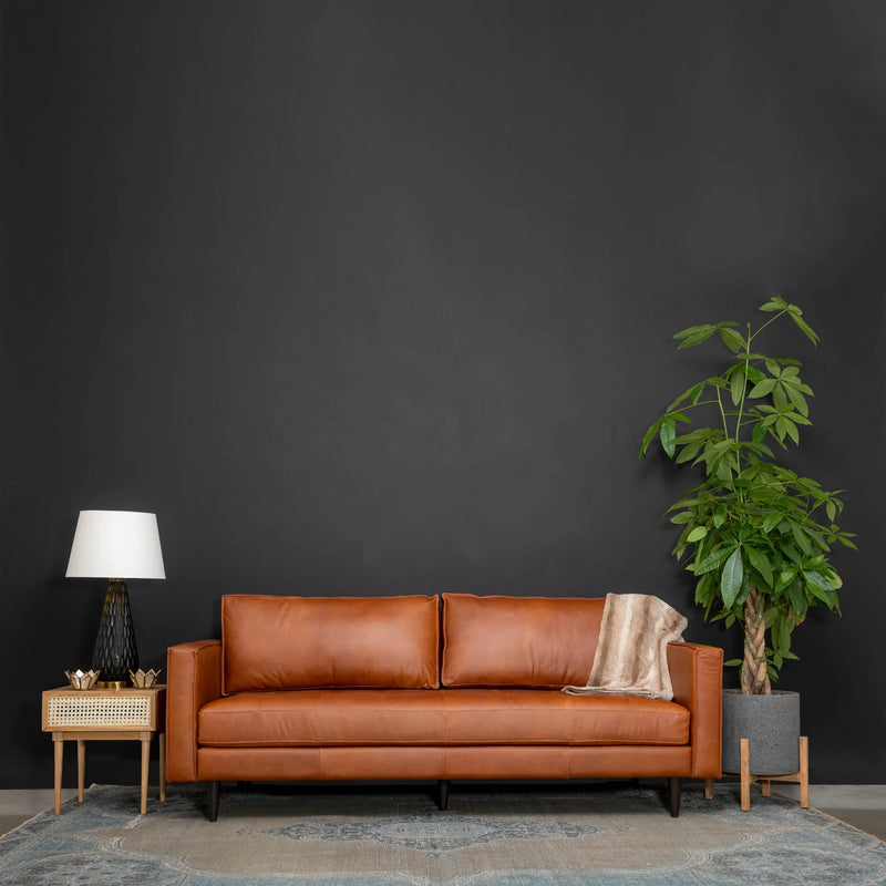 Harris Cappuccino Leather- Sofa