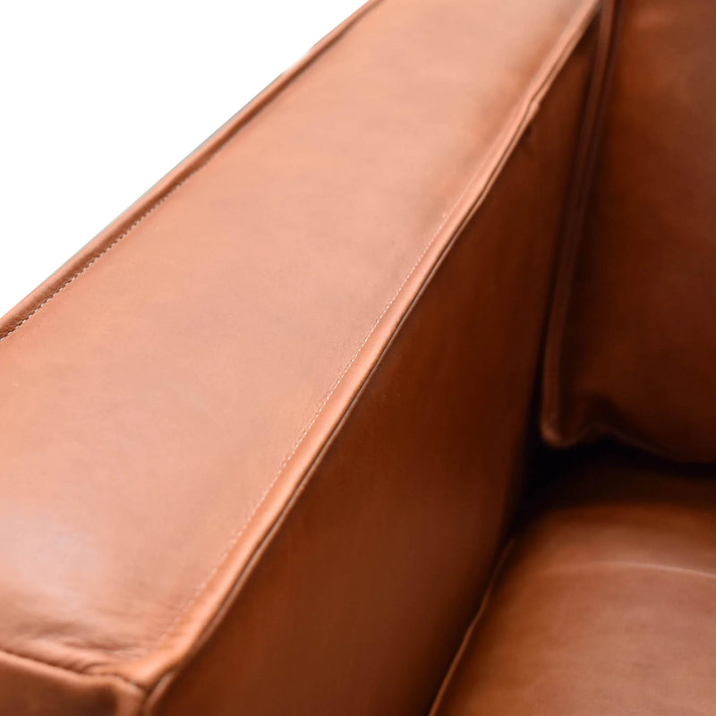 Harris Cappuccino Leather- Sofa