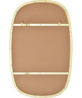 Gallegos Brushed Brass Modern Wall Mirror -4