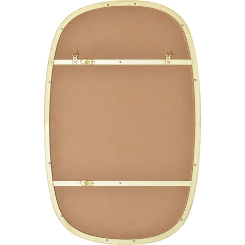 Gallegos Brushed Brass Modern Wall Mirror -4