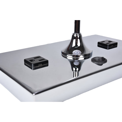 Globo Polished Chrome Table Lamp-6