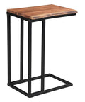 Jivin Natural Solid Acacia Wood End Table-1