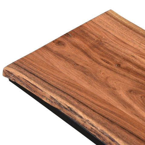 Jivin Natural Solid Acacia Wood End Table-6