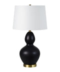 Kamilia Matte Black Table Lamps (Set of 2)-2
