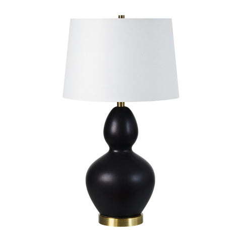 Kamilia Matte Black Table Lamps (Set of 2)-2