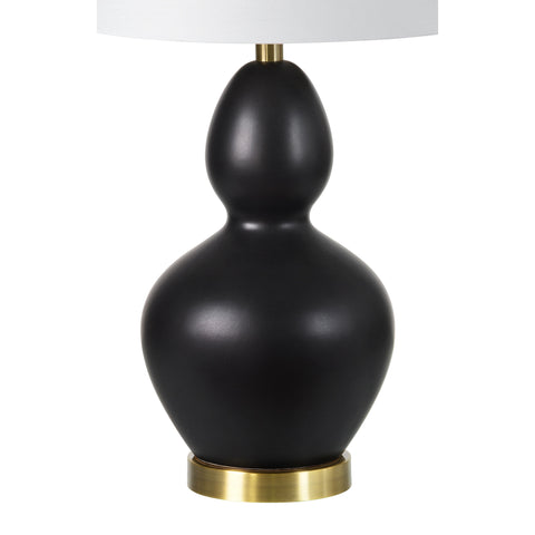Kamilia Matte Black Table Lamps (Set of 2)-4