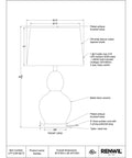Kamilia Matte Black Table Lamps (Set of 2)-5