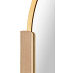 Kerianne Gold Modern Wall Mirror -3
