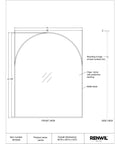 Lamia Black Modern Wall Mirror -3