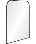 Luka Black Modern Wall Mirror-3
