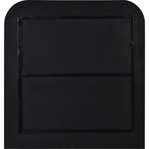 Luka Black Modern Wall Mirror-4