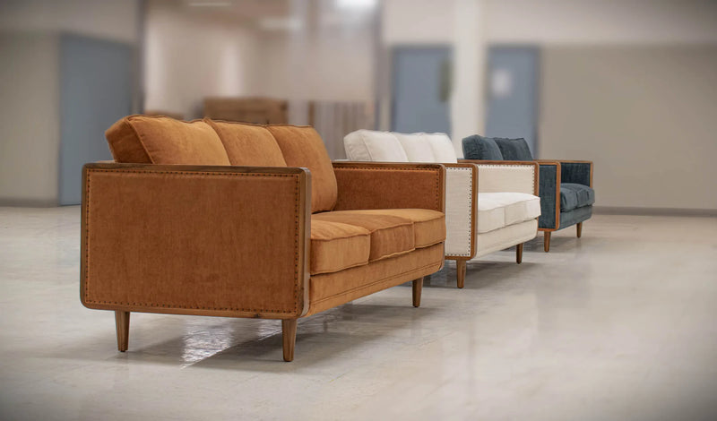 Las Vega Mandalay Clay Chenille- Sofa