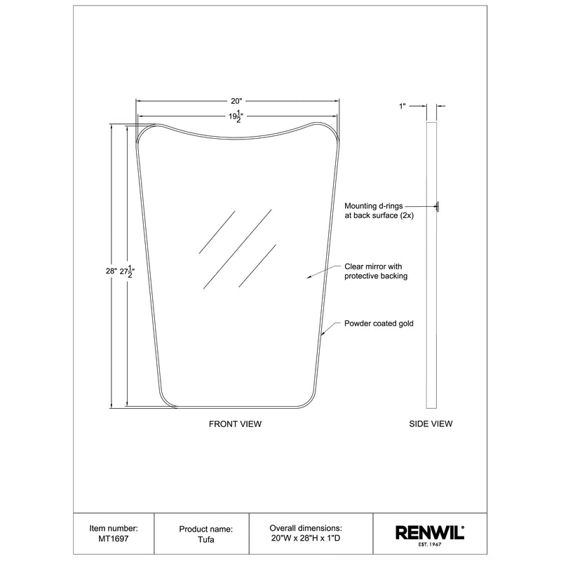 Tufa- Renwil Mirror