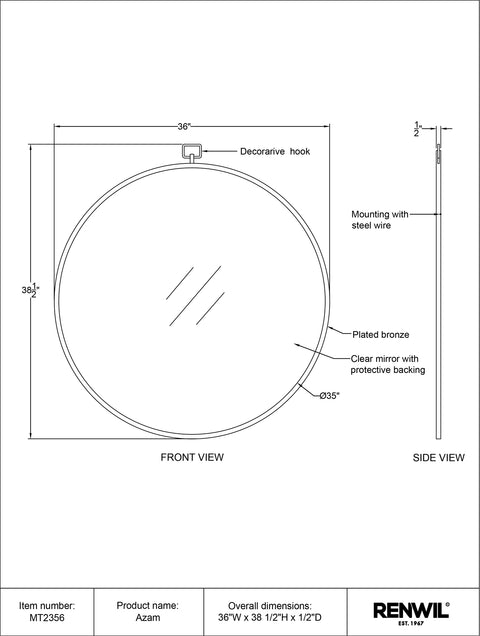 Azam- Renwil Mirror