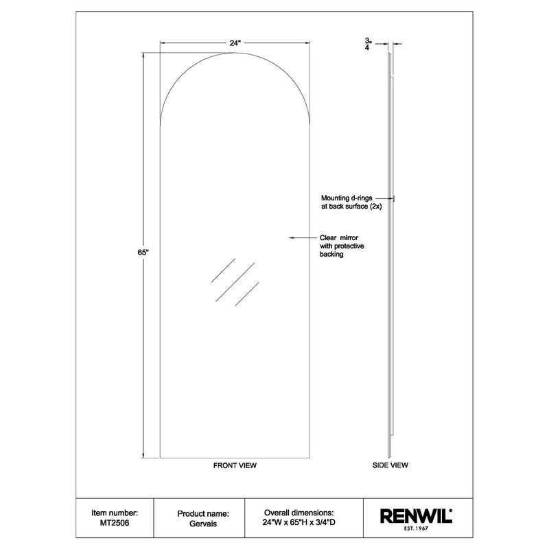 Gervais- Renwil Mirror