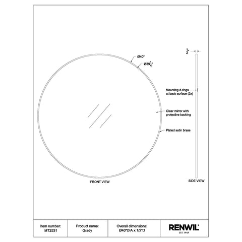 Grady - Mirror Renwil