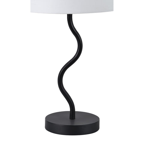 Mayssa Matte Black Iron Table Lamp-2