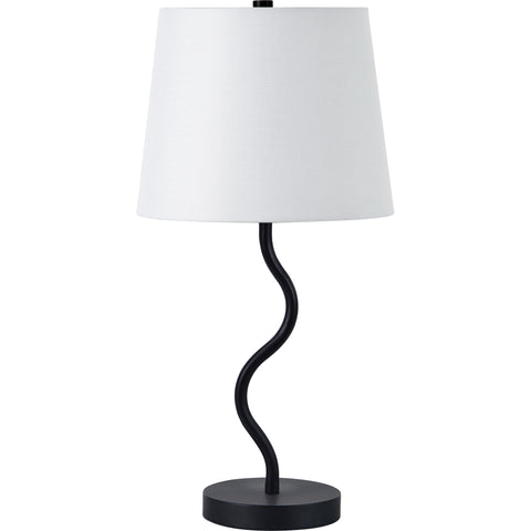 Mayssa Matte Black Iron Table Lamp-3