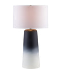 Monte Matte Blue Ceramic Table Lamp -1