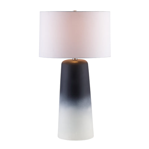 Monte Matte Blue Ceramic Table Lamp -1