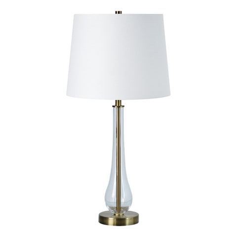 Nabi Clear Glass Table Lamps (Set of 2)-2