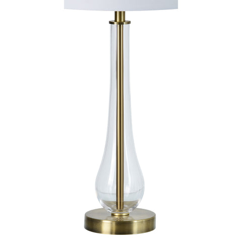Nabi Clear Glass Table Lamps (Set of 2)-4