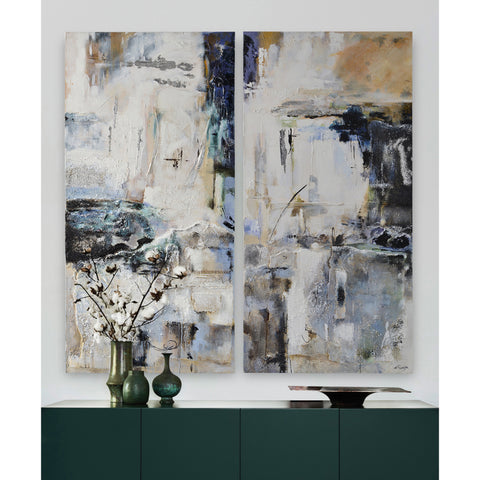 Yaffa - Art Canvas (Set of Two) Renwil