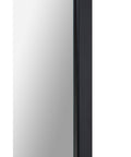 Otavi Black Modern Wall Mirror with Shelf -3