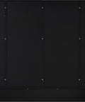 Otavi Black Modern Wall Mirror with Shelf -5