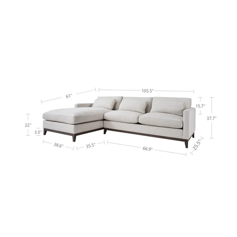 Oxford Left- Sectional Sofa