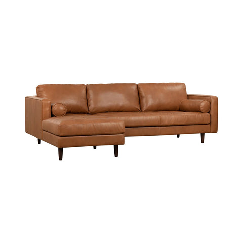 Georgia Left Leather- Sectional Sofa