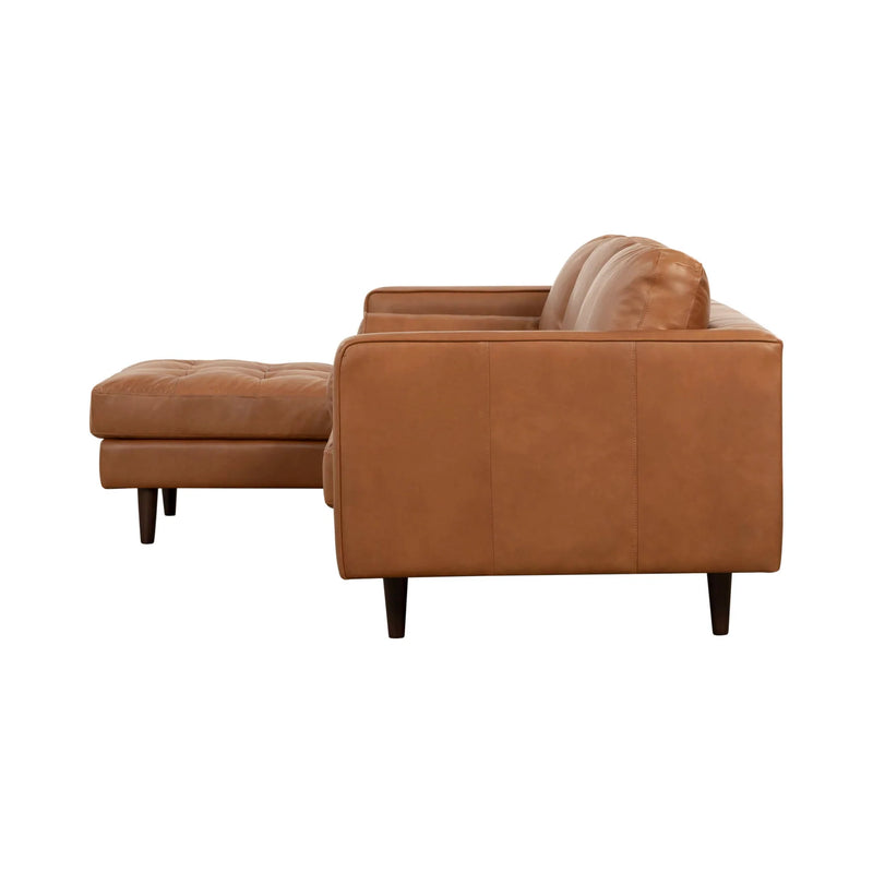 Georgia Left Leather- Sectional Sofa