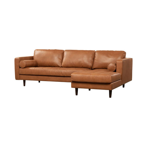 Georgia Right Leather- Sectional Sofa