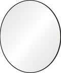 Posadas Black Round Wall Mirror-1